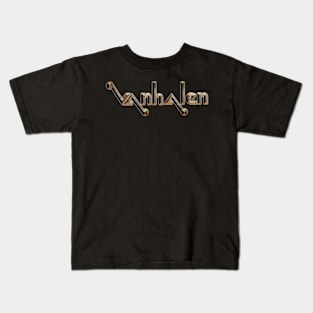 Van Halen - Old Logo Stone Engraved Kids T-Shirt